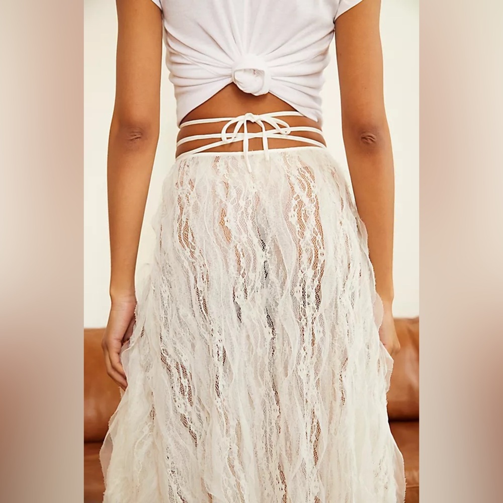 Free People! Feel The Music Wrap Skirt NWOT! - Picture 2 of 2
